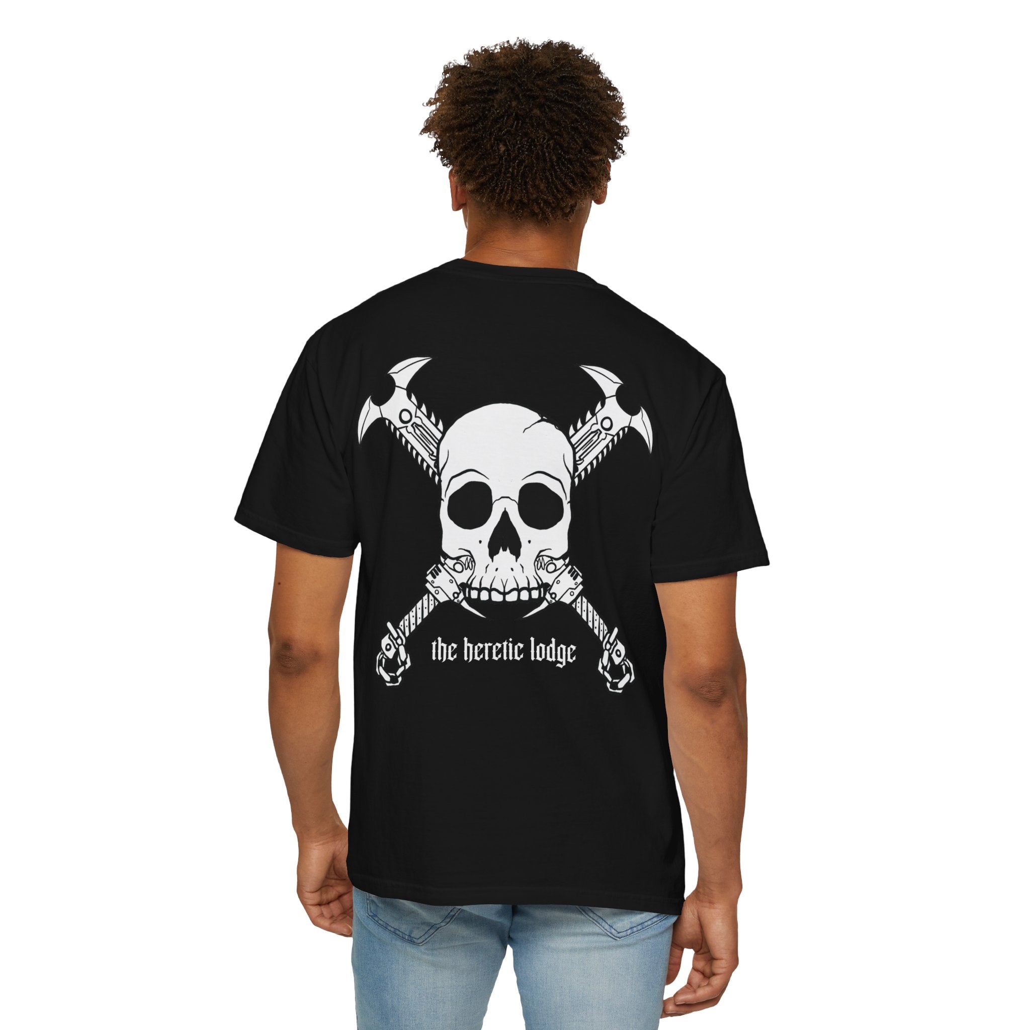 Heretic LodgeSkull and Chain Cleavers T shirt