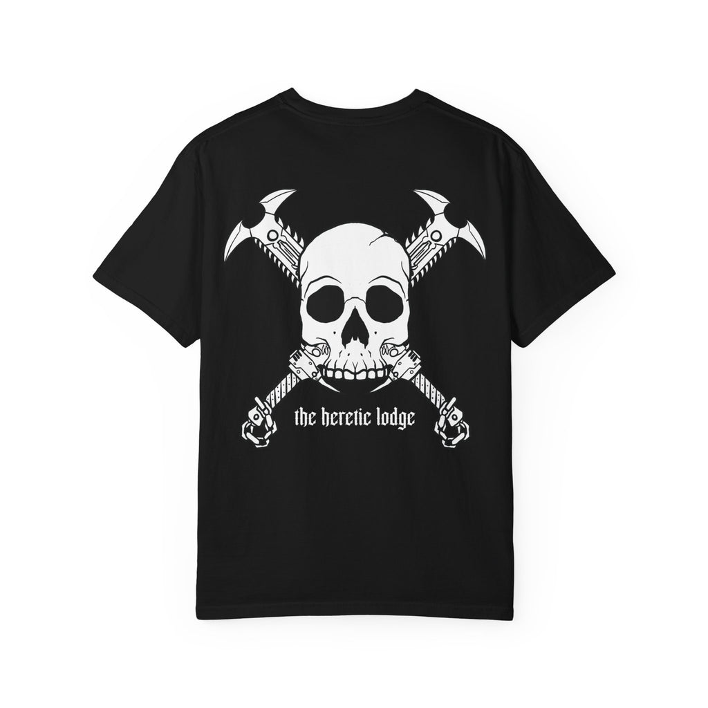 Heretic LodgeSkull and Chain Cleavers T shirt