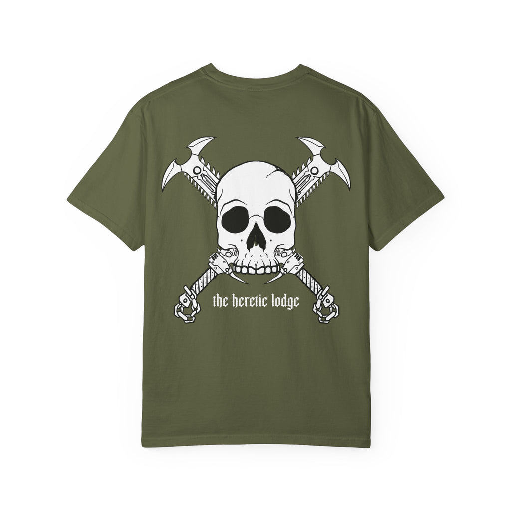 Heretic LodgeSkull and Chain Cleavers T shirt