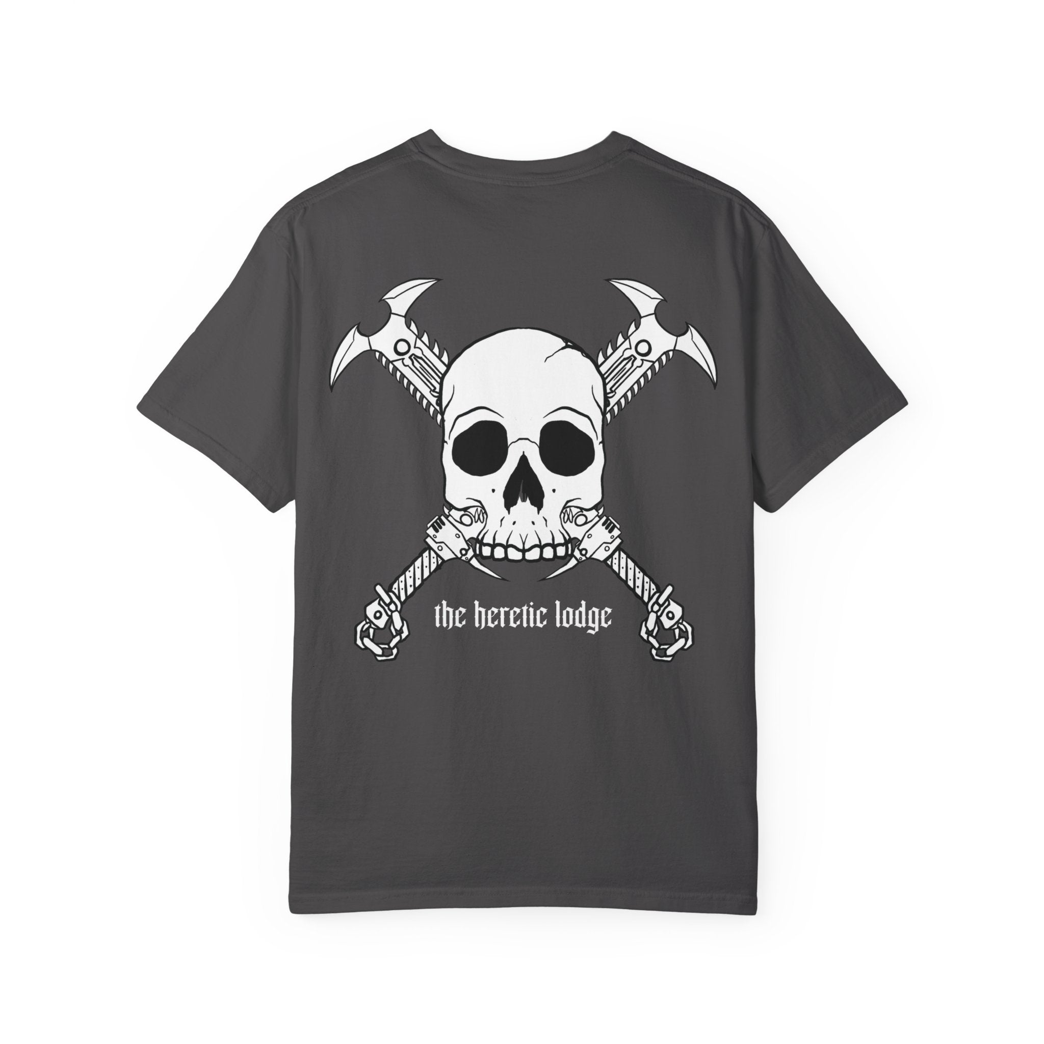 Heretic LodgeSkull and Chain Cleavers T shirt